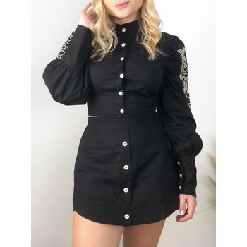 Conjunto Damares Preto