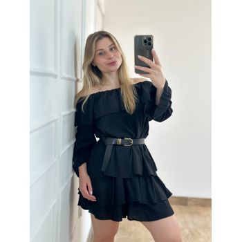 Conjunto Blusa e Short Preto