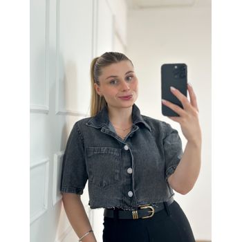 Jaqueta Jeans Estonado