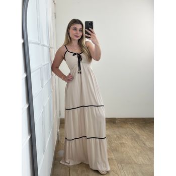 Vestido Longo Nude