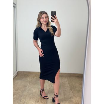 Vestido Modal Polo Preto