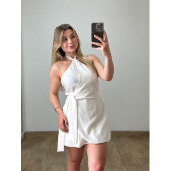 Macaquinho Flora Marrant Off White