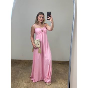 Vestido Longo Rosa