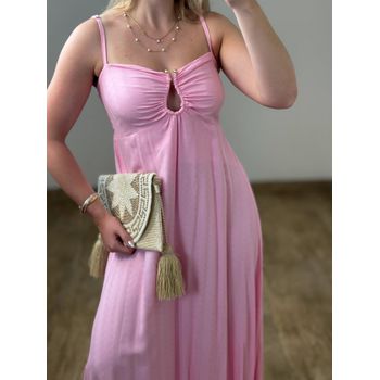 Vestido Longo Rosa