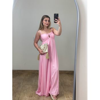 Vestido Longo Rosa