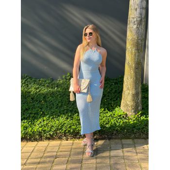 Vestido Modal Azul