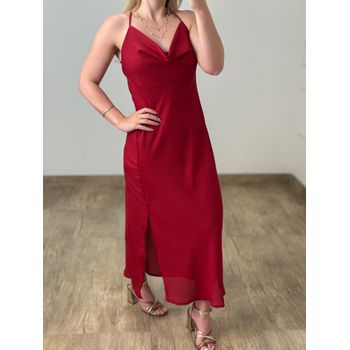 Vestido Midi Vermelho