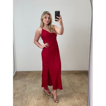 Vestido Midi Vermelho