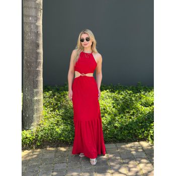 Vestido Lese Vermelho