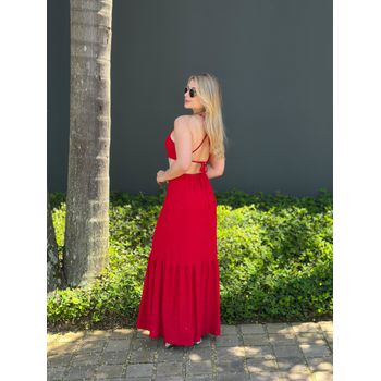 Vestido Lese Vermelho