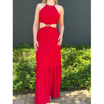 Vestido Lese Vermelho