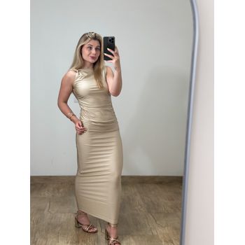 Vestido Longo Champagne