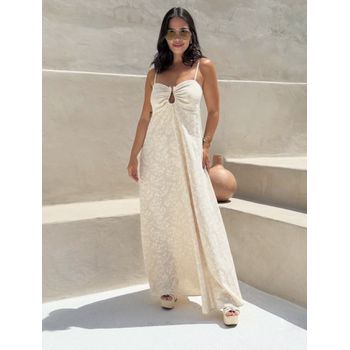 Vestido Longo Nude