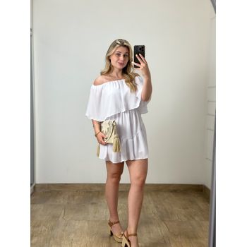 Macaquinho Ombro a Ombro Off White