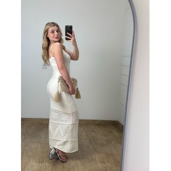 Vestido Modal Longo Branco