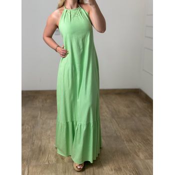 Vestido Linho Verde