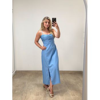 Vestido Midi Marrant Azul