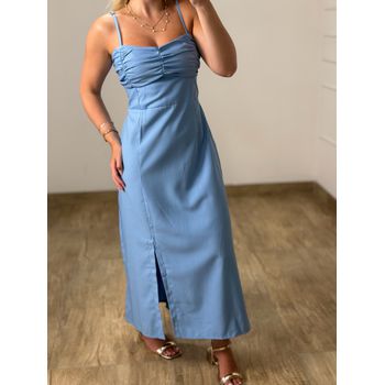 Vestido Midi Marrant Azul