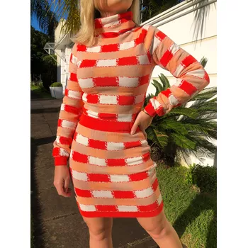 Conjunto Modal Xadrez Vermelho