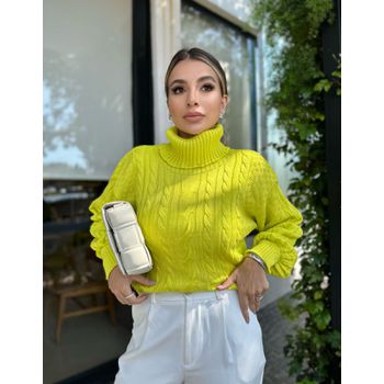 Tricot Lurdes Amarelo