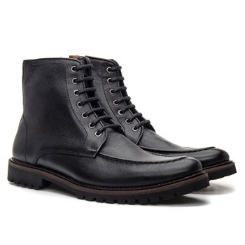 Coturno Masculino Concórdia Preto - Rambourg | Sapatos em Couro