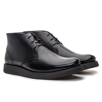 Bota Masculina Ankle Boot Cheville Preto - Rambourg | Sapatos em Couro