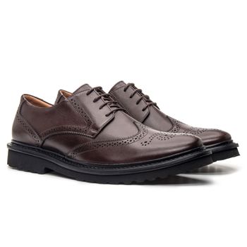 Sapato Masculino Brogue Café - Rambourg | Sapatos em Couro