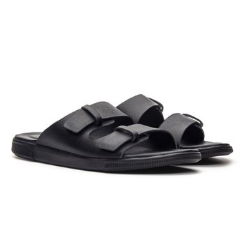 Sandália Jersey Preto - Rambourg | Sapatos em Couro