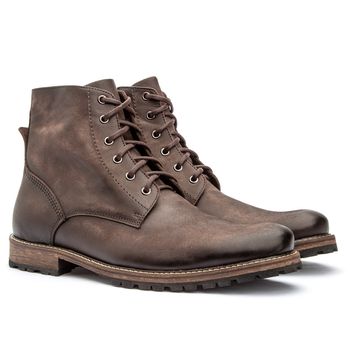 Coturno Masculino Absolut Café - Rambourg | Sapatos em Couro