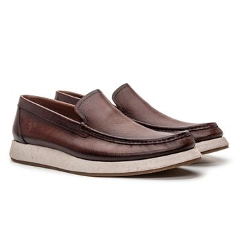 Mocassim Casual Marselha Mouro - Rambourg | Sapatos em Couro