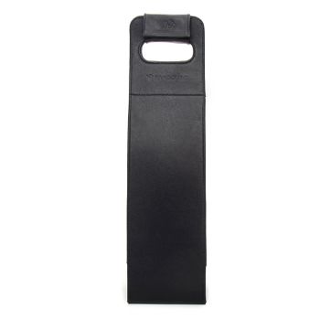 Porta Vinho de Luxo em Couro Legítimo Preto 1 Garrafa - Rambourg | Sapatos em Couro