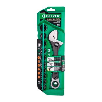 Jogo De Soquete Vortex X6 Com Chave Ajustável CPTAW8B - Belzer - Ritec Máquinas e Ferramentas