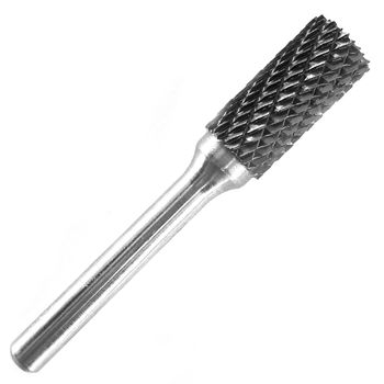 Lima Rotativa Cilíndrica Corte Frontal Metal Duro MD 12,00mm 45,0013 ROCAST - Ritec Máquinas e Ferramentas