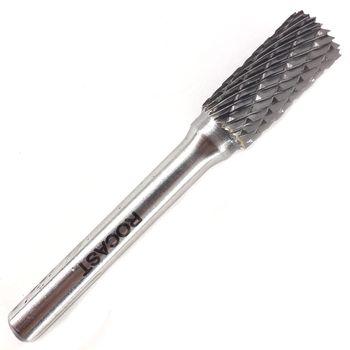 Lima Rotativa Cilíndrica Corte Frontal Metal Duro MD 10,00mm 45,0012 ROCAST - Ritec Máquinas e Ferramentas