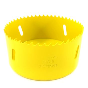 Serra Copo Bimetálica com Dentes Variáveis Bitola 89mm 3.1/2pol 30,0041 ROCAST - Ritec Máquinas e Ferramentas