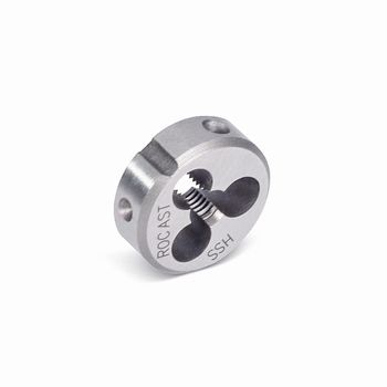 Cossinete M Aço Rápido HSS Rosca Unificada Grossa UNC Bitola N12 13,0042 ROCAST - Ritec Máquinas e Ferramentas