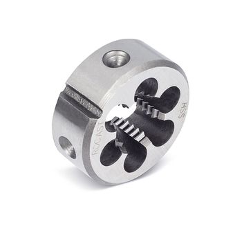 Cossinete Aço Rápido HSS Rosca Unificada Grossa UNC Bitola 1pol 13,0051 ROCAST - Ritec Máquinas e Ferramentas