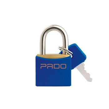 Cadeado Cores Azul 40mm - LT-40 - PADO - Ritec Máquinas e Ferramentas