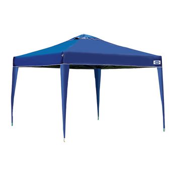 Tenda Gazebo Oxford com Silvercoating Azul (3m x 3m) - MOR - Ritec Máquinas e Ferramentas