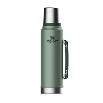 Garrafa Térmica Classic Hammertone Green 1L - STANLEY - Ritec Máquinas e Ferramentas