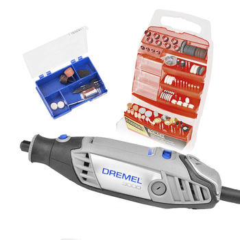 Combo Micro Retífica Profissional Dremel 3000 Com 160 Acessórios DREMEL 110V - Ritec Máquinas e Ferramentas