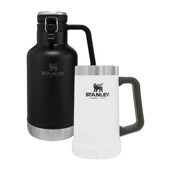 Kit Growler Térmico Matte Black + Caneca Térmica Polar - STANLEY - Ritec Máquinas e Ferramentas