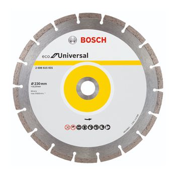 Disco Diamantado Segmentado 230 x 22,23 x 2,6 x 7 mm ECO - BOSCH - Ritec Máquinas e Ferramentas