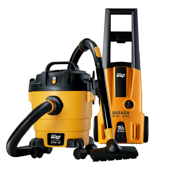 Kit Aspirador de Pó GTW 10 127V + Lavadora Ousada 127V - WAP - Ritec Máquinas e Ferramentas