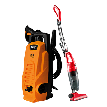Kit Aspirador High Speed 127V + Lavadora Ágil 127V - WAP - Ritec Máquinas e Ferramentas