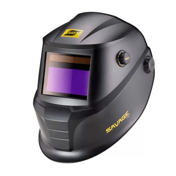 Máscara de Solda Auto Escurecimento A-40 Savage Preta (9 à 13DIN) - ESAB - Ritec Máquinas e Ferramentas