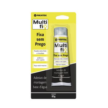 Adesivo Extra Forte Multifix Fixa Sem Prego 85g - Pulvitec - Ritec Máquinas e Ferramentas