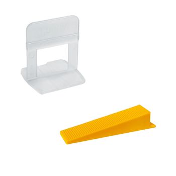 Espaçador 1,5mm (500 Uni.) + Cunha (500 Uni.) - Cortag - Ritec Máquinas e Ferramentas