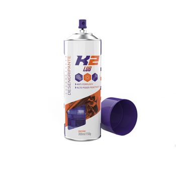 Óleo Lubrificante Desengripante Multiuso 300ml - K2 - Ritec Máquinas e Ferramentas