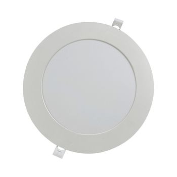 Plafon LED Branco Redondo de Embutir 24W 3.000K - Noll - Ritec Máquinas e Ferramentas